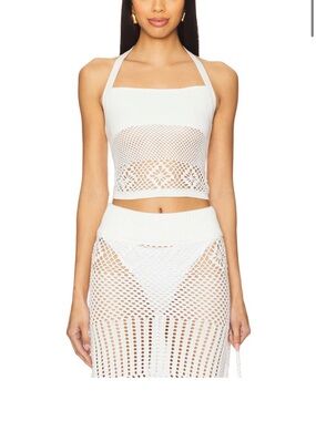 Frankie’s Bikinis Knit White Set